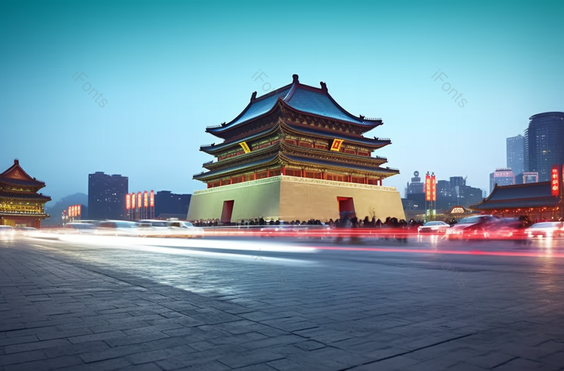 古代城区皇宫城楼建筑背景,高清,摄影图,摄影图片,图片大全,摄影图免费下载